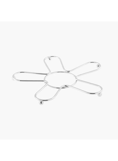 Buy Daisy Tealight Trivet Silver 19cm in UAE