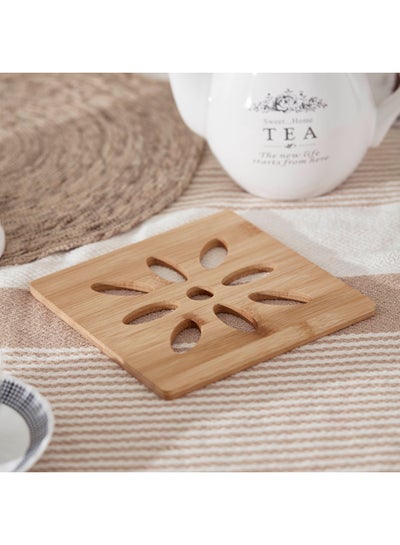 Buy Bamboo Placemat Beige in Saudi Arabia