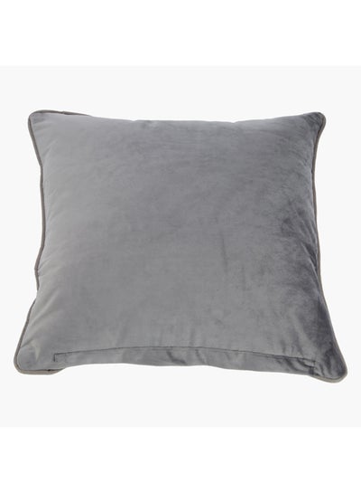 Buy Dove Cushion Cover polyester Grey 45 x 45cm in Saudi Arabia