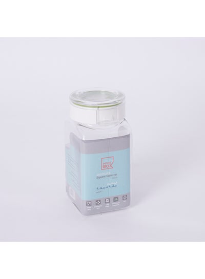 اشتري علبة تخزين تيك تاك مربعة الشكل شفاف 500ملليلتر في السعودية