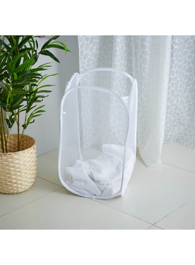 Buy Ebase Pop-Up Laundry Hamper White 20x20cm in Saudi Arabia