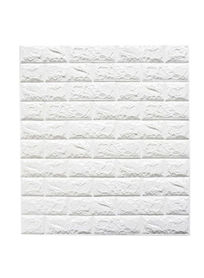 Buy Self Adhesive Wall Sticker White in UAE