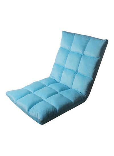 Buy 5-Position Adjustable Indoor & Outdoor Floor Chair With Back Support Blue 110x50x10cm in Saudi Arabia