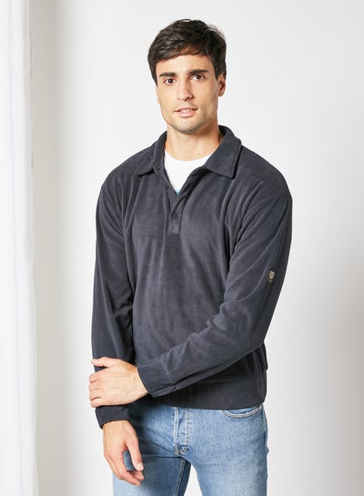 Buy Loopback Sweatshirt Navy in Saudi Arabia