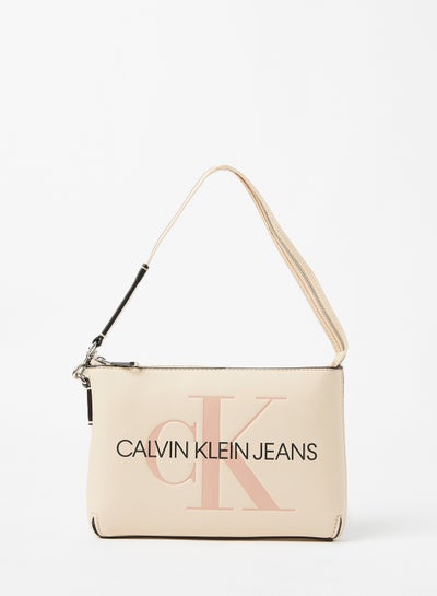 Shoulder bag, ecru, Calvin Klein