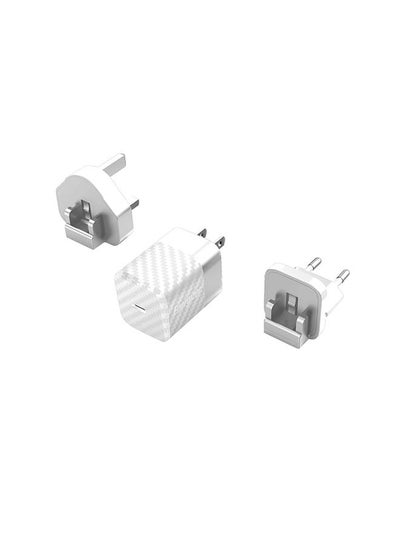 Buy Ultimate 20W iPhone Charger USB C PD Fast USB C Charger iPhone 15 Fast Charger Head USB-C Power Plug Universal Travel Adapter For iPhone 15/15 Pro Max/15 Pro/15 Plus/14/13/12/11 White in UAE