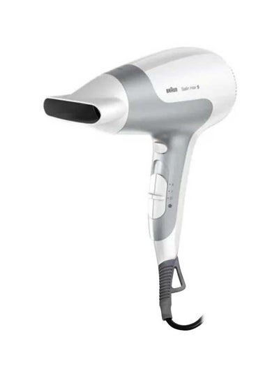 Buy Satin Hair 5 HD580 Power Perfection Dryer Grey/White in UAE