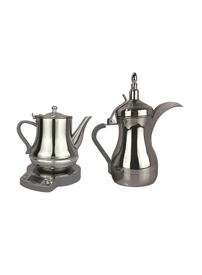 Buy Karak Tea/Arabic Coffee Maker Silver 0.8Liters in UAE