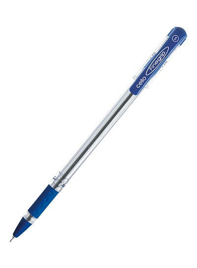 Buy Fine Grip Ball Pen Blue/Clear in UAE
