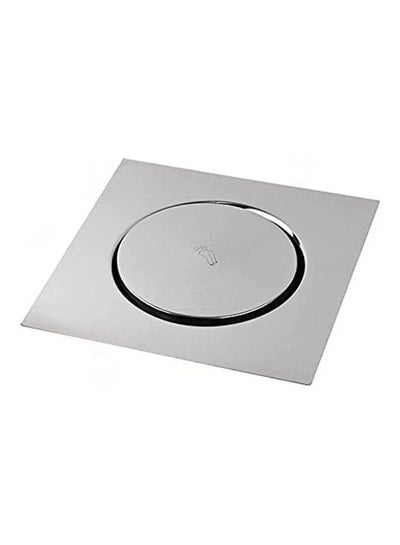 Buy Floor Drain Metallic Silver 15.6 x 15.2 x 3cm in Egypt