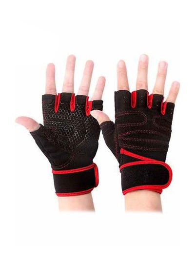 Workout Gloves With Wrist Support 3.4x26x16.4cm price in Saudi Arabia ...