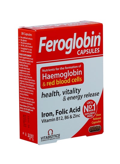 Buy Feroglobin Original 30 Capsules in UAE