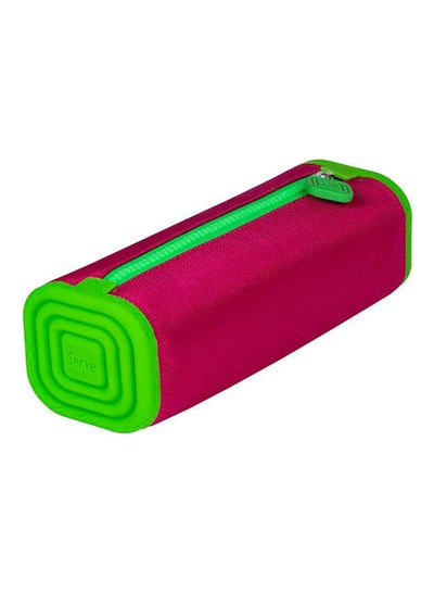 Buy Silicone Square School Pencil Case Fuchsia in Egypt