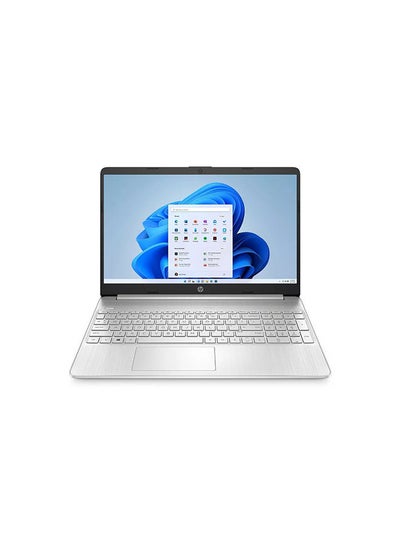 اشتري 15-DY1025NR Laptop With 15.6-Inch Display, Core i3-1005G1 Processer/12GB RAM/512GB SSD/Intel UHD Graphics 620 With English-Arabic Keyboard فضي في الامارات