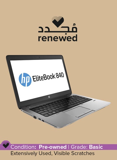 Buy Renewed - Elitebook 840 G1 Laptop With 14-Inch Display,Intel Core i5 Processor/4th Gen/8GB RAM/256GB SSD/â€ŽIntel HD Graphics 4400 Black Black in UAE