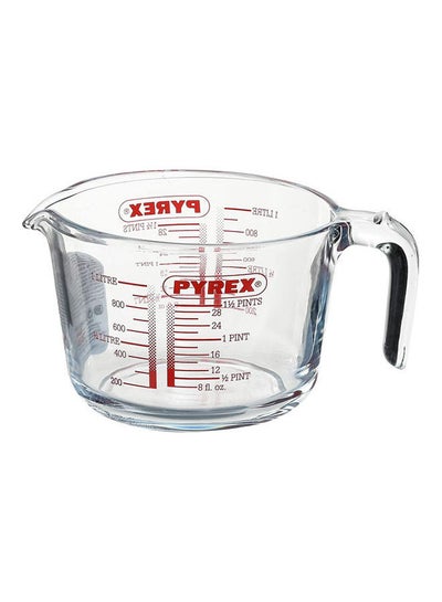 اشتري Glass Measuring Cup , 1 Liter , 2724678769684 Clear 1cm في الامارات