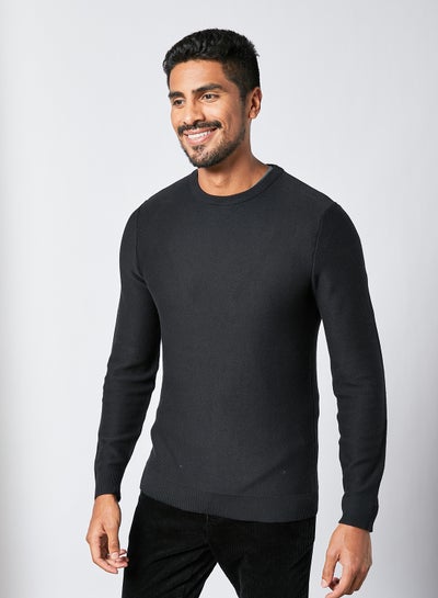 Buy Basic Sweater Navy in Saudi Arabia