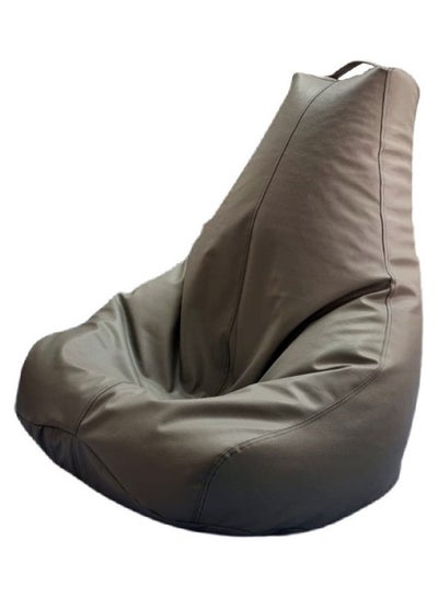 Buy PVC Tear Drop Bean Bag Grey 110cm in UAE