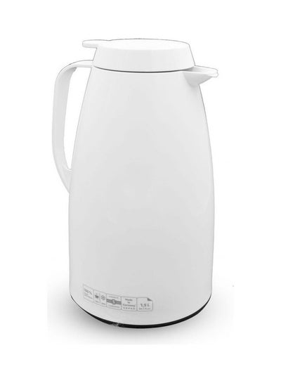 Buy Basic Quick Tip Vacuum Flask White 1.5Liters in UAE