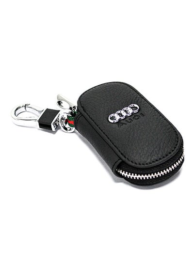 Buy Audi Logo Key Fob Case With Carabiner Hook in UAE