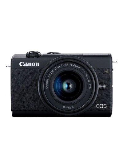 Buy EOS M200 Mirrorless Camera With EF-M 15-45mm f/3.5-6.3 IS STM Lens 24.1MP Tilting LCD Touchscreen, Built-In Wi-Fi And Bluetooth in Saudi Arabia