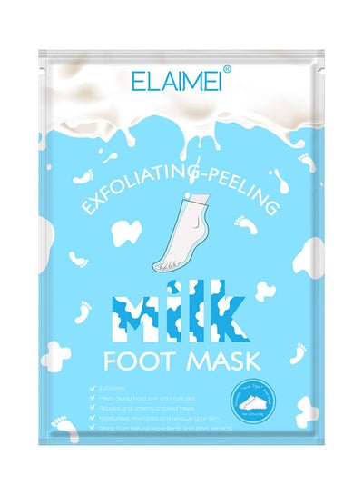 Buy Exfoliating-Peeling Milk Foot Mask Clear 55grams in UAE