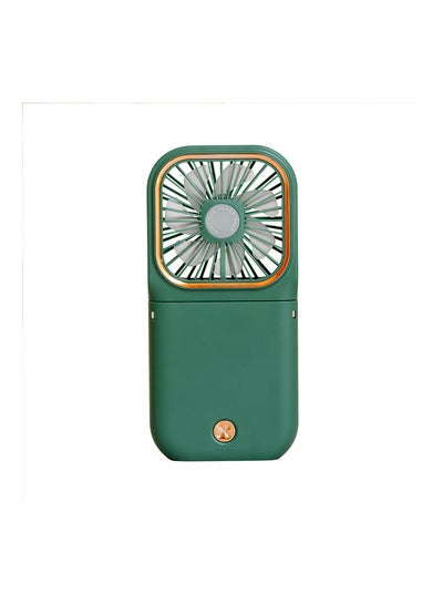 Buy Mini Folding Desktop Portable Multifunction Power Bank Bracket Fan 2.0 W Fan21826-5 Green in UAE