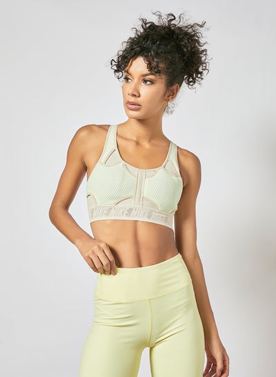 Buy Dri-FIT Swoosh Medium-Support Sports Bra Green in Saudi Arabia