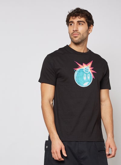 Buy Claude Adam Graphic T-Shirt Black in UAE