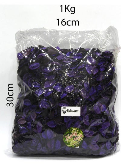 اشتري Pack of 1Kg Natural Scented Potpourries Dried Flower Lavender Herbs أرجواني سادة 30 x 16سم في الامارات