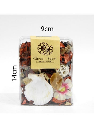 Buy Natural Scented Potpourries Dried Flower Citrus Herbs Multicolour 9x14cm in UAE
