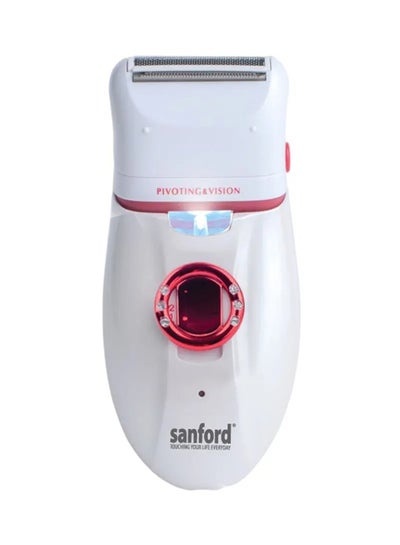 Buy Rechargeable Lady Epilator White/Pink in Saudi Arabia