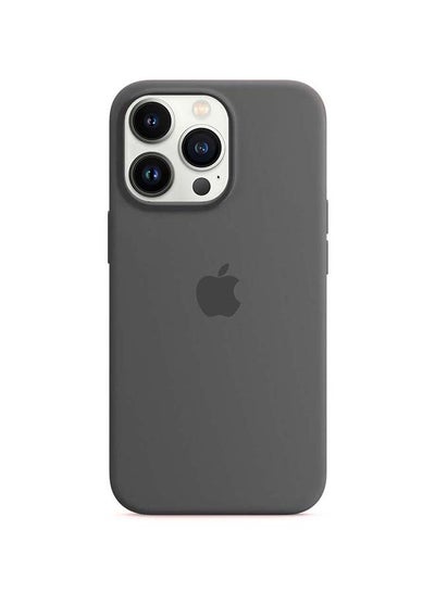 Buy Silicone Case Cover for iPhone 13 Pro 6.1 inch Dark Grey in Saudi Arabia