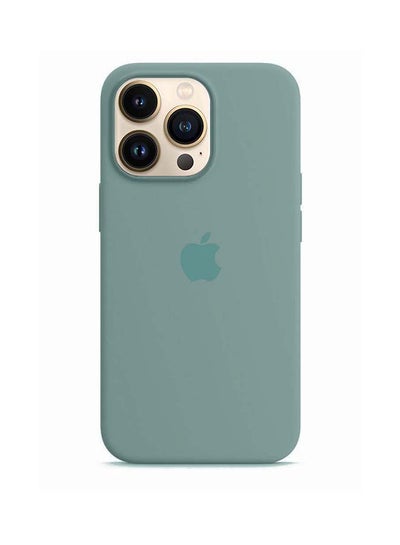 Buy Silicone Case Cover for iPhone 13 Pro 6.1 inch Cactus Green in UAE