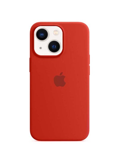 Buy Silicone Case Cover for iPhone 13 6.1 inch Red in UAE