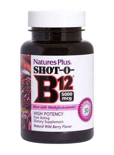 Buy Shot- O- B12 Fast Acting Dietary Supplement - 30 Lozenge in UAE