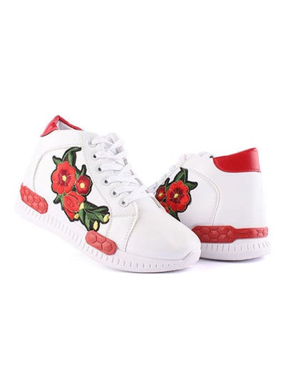 Buy Casual Lace-Up Leather Boot Multicolor in Egypt