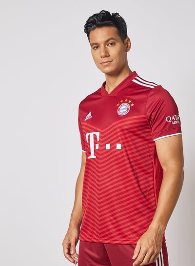 Buy FC Bayern 21/22 Home Jersey Red in UAE
