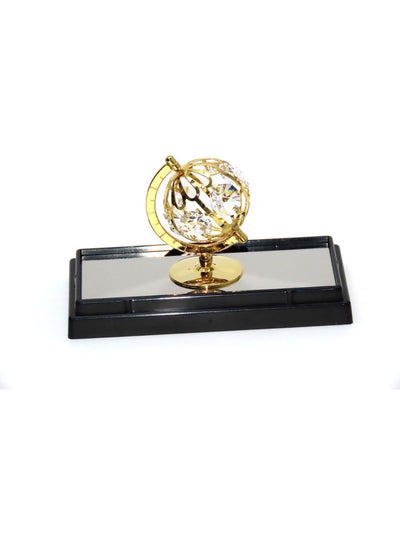 Buy Decorative Masterpiece Of A Globe Golden/Black 12.5 x 8.5 x 6.5cm in Saudi Arabia