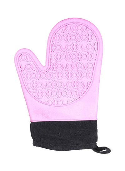 Buy Padded Oven Glove Pink-Black in Egypt