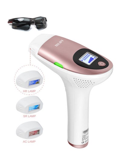 Buy T3 3-In-1 Home Laser Hair Removal IPL Pink/White in UAE