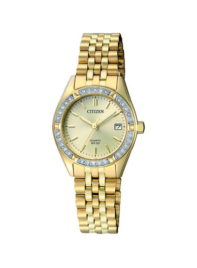 Buy Women's Analog Quartz Wo Watch With Date And  Crystals - EU6062-50P in UAE