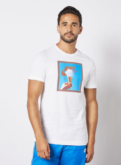 Buy NSW Snow Cone Air T-Shirt White in UAE