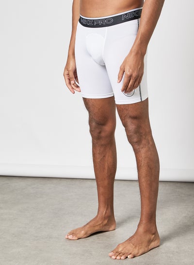 Buy Pro Dri-FIT Training Shorts White in Saudi Arabia