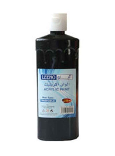 Buy Acrylic Paint 250ml Black in Saudi Arabia