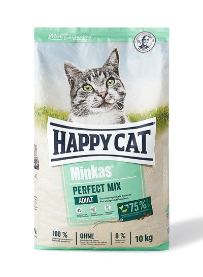 Buy Minkas Perfect  Mix Cat Dry Food 10kg in UAE