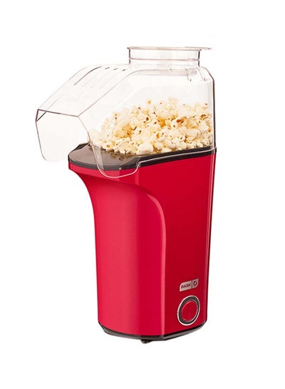 Buy Hot Air Popcorn Popper Maker With Measuring Cup To Portion Popping Corn Kernels + Melt Butter, 16 Cups 1400 W DAPP150V2RD04 Red in UAE