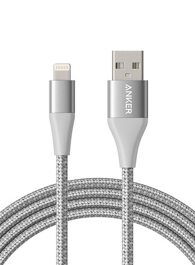 Buy Powerline+ II Cable (6ft) MFi Certified for iPhone 11/11 Pro/11 Pro Max/Xs/XS Max/XR/X / 8/8 Plus / 7/7 Plus / 6/6 Plus / 5 / 5S Silver in UAE