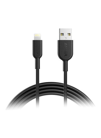 Buy Anker Powerline II Lightning Cable (6ft), Probably The World's Most Durable Cable, MFi Certified for iPhone 14/14 Pro/13/13 Pro Max/12/12 Pro Max/XR/X/8/8 Plus/7/7 Plus/6/6 Plus Black in Saudi Arabia