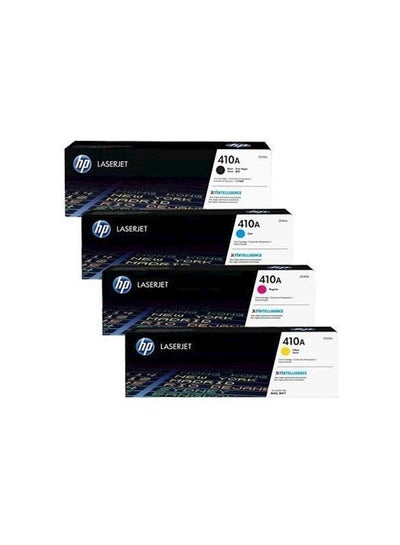 Buy HP CF412A Yellow Original LaserJet Toner Cartridge Yellow/Blue/Pink/Black in UAE